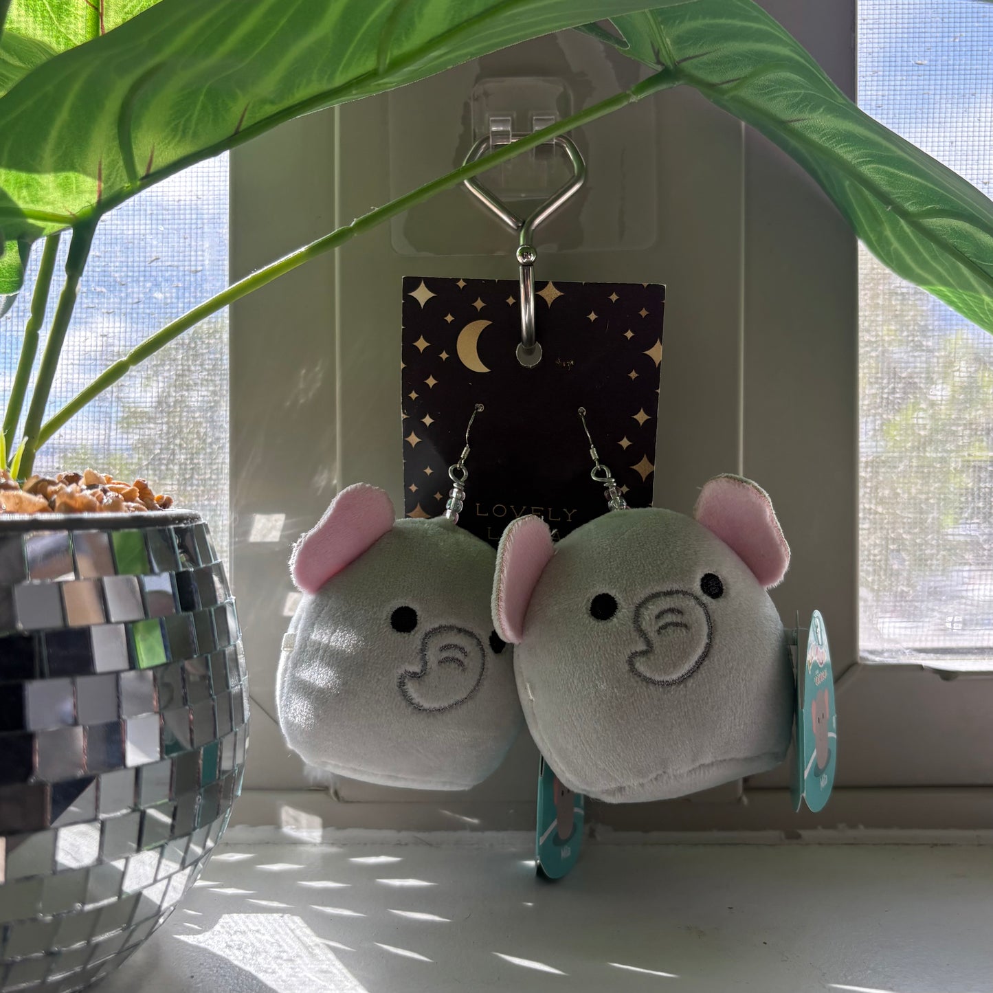 Mila the Elephant Squish Earrings