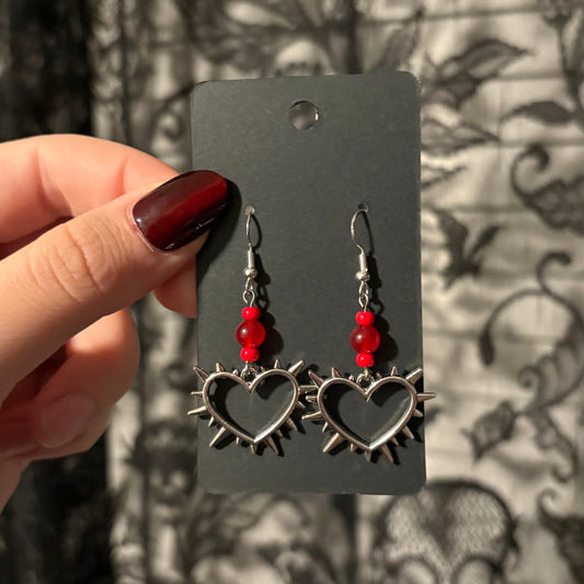 Thorned Heart Earrings