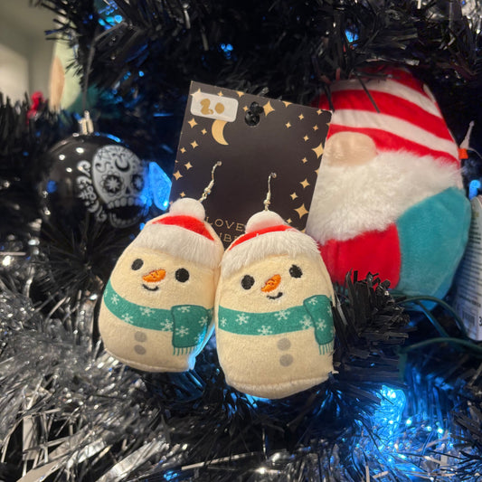 Galindo the Snowman Squish Earrings