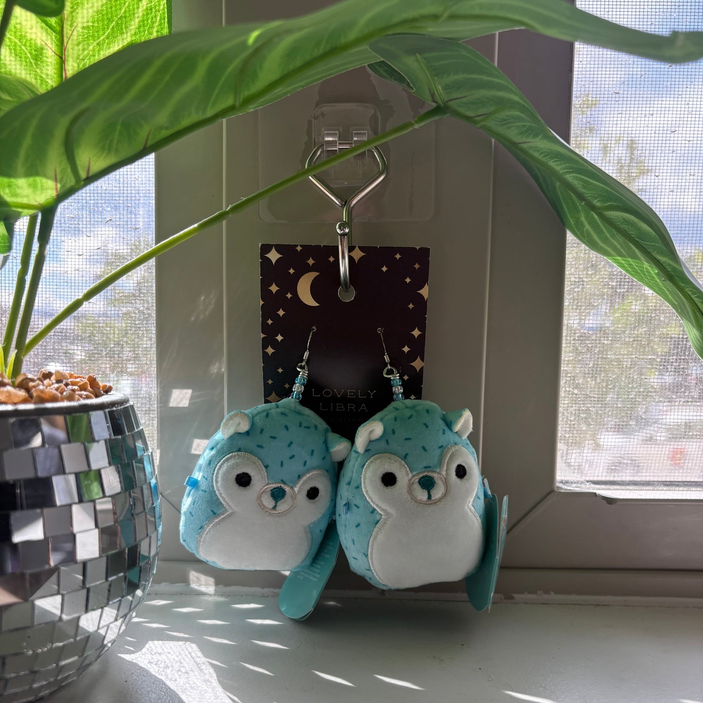 Hasani the Hedgehog Squish Earrings