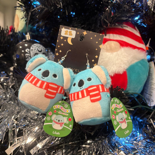 Lilah the Koala Squish Earrings