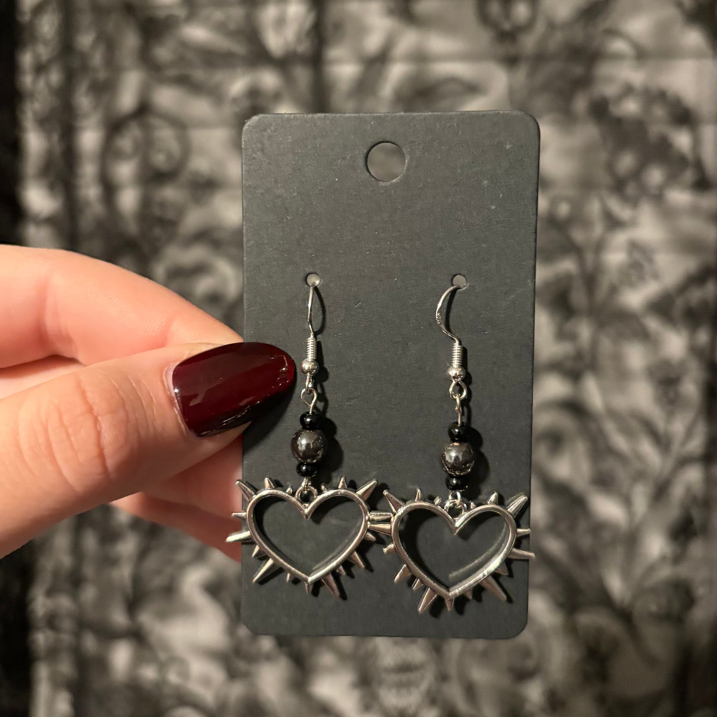 Thorned Heart Earrings