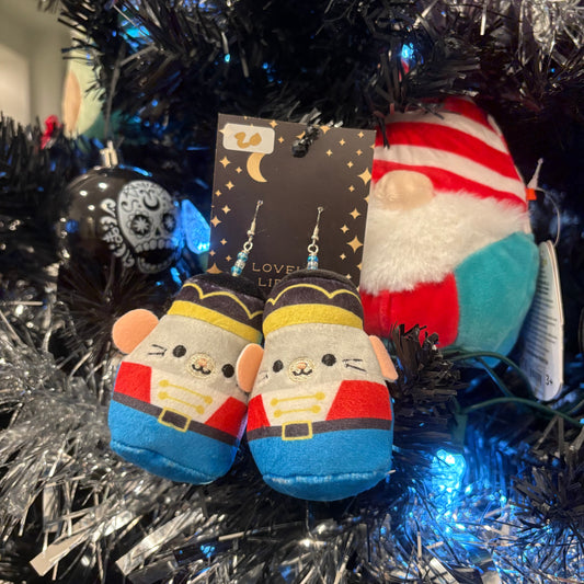 Murray the Mouse Nutcracker Squish Earrings