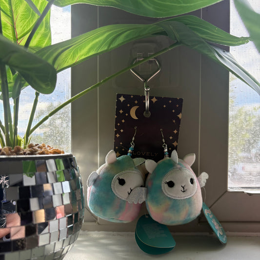 Lucy-May the Lama-Pegacorn Squish Earrings