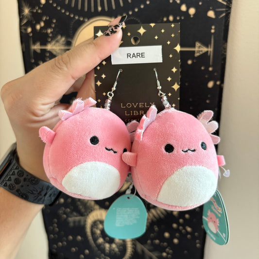 RARE Archie the Axo Squish Earrings