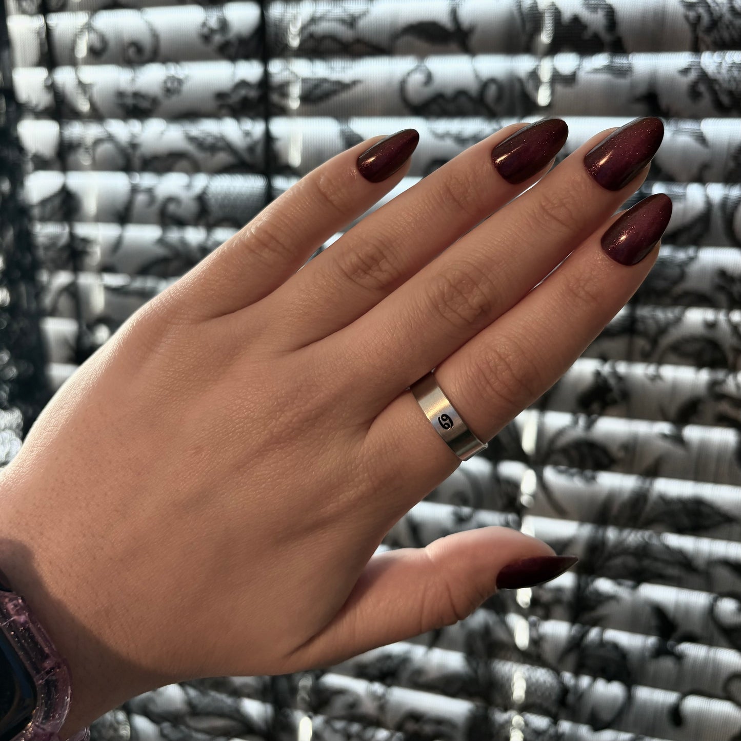 Cancer Adjustable Ring (Aluminum)