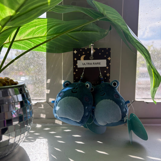 ULTRA RARE Agnolo the Frog Squish Earrings