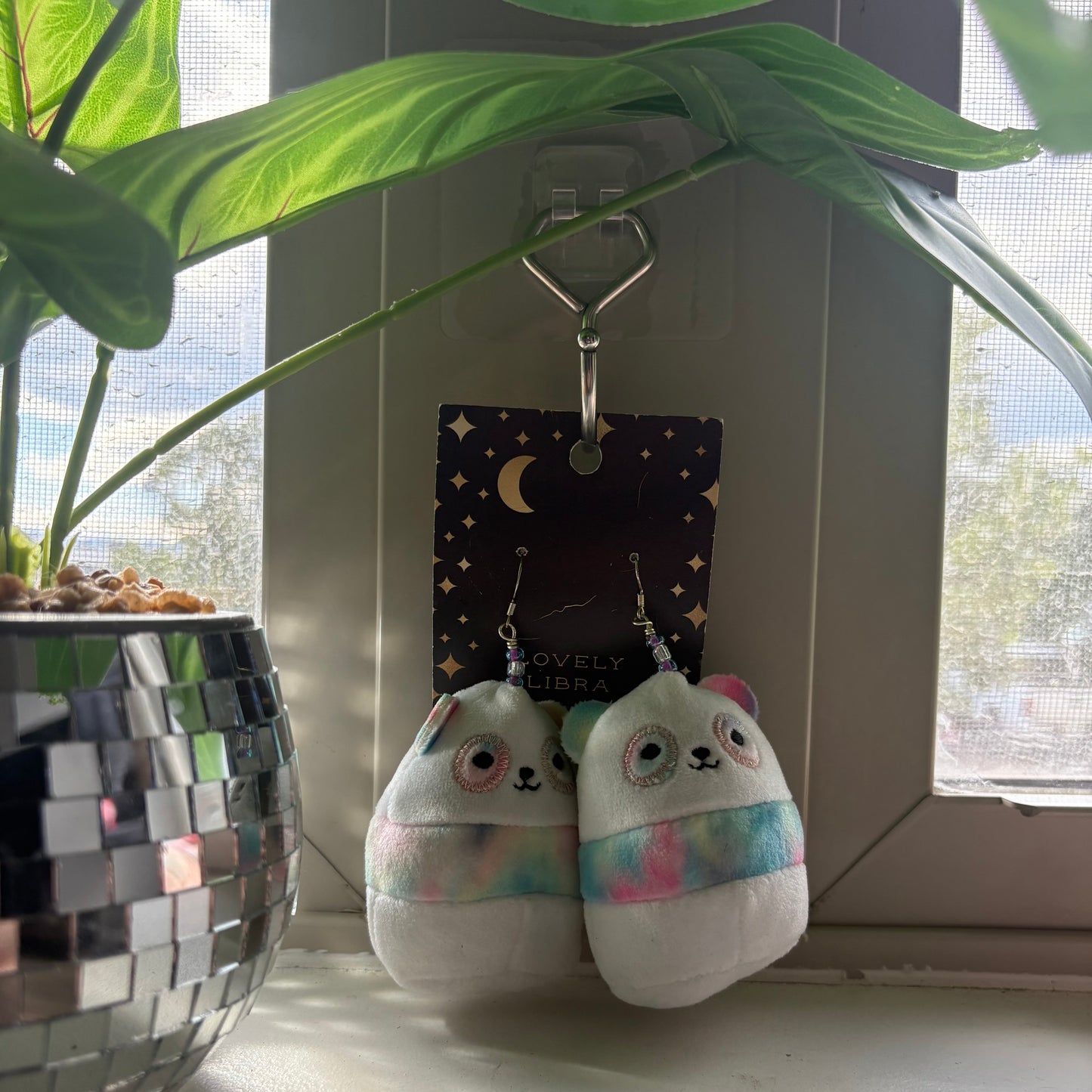 Pearson the Panda Squish Earrings