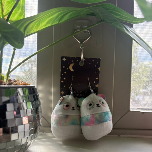 Pearson the Panda Squish Earrings