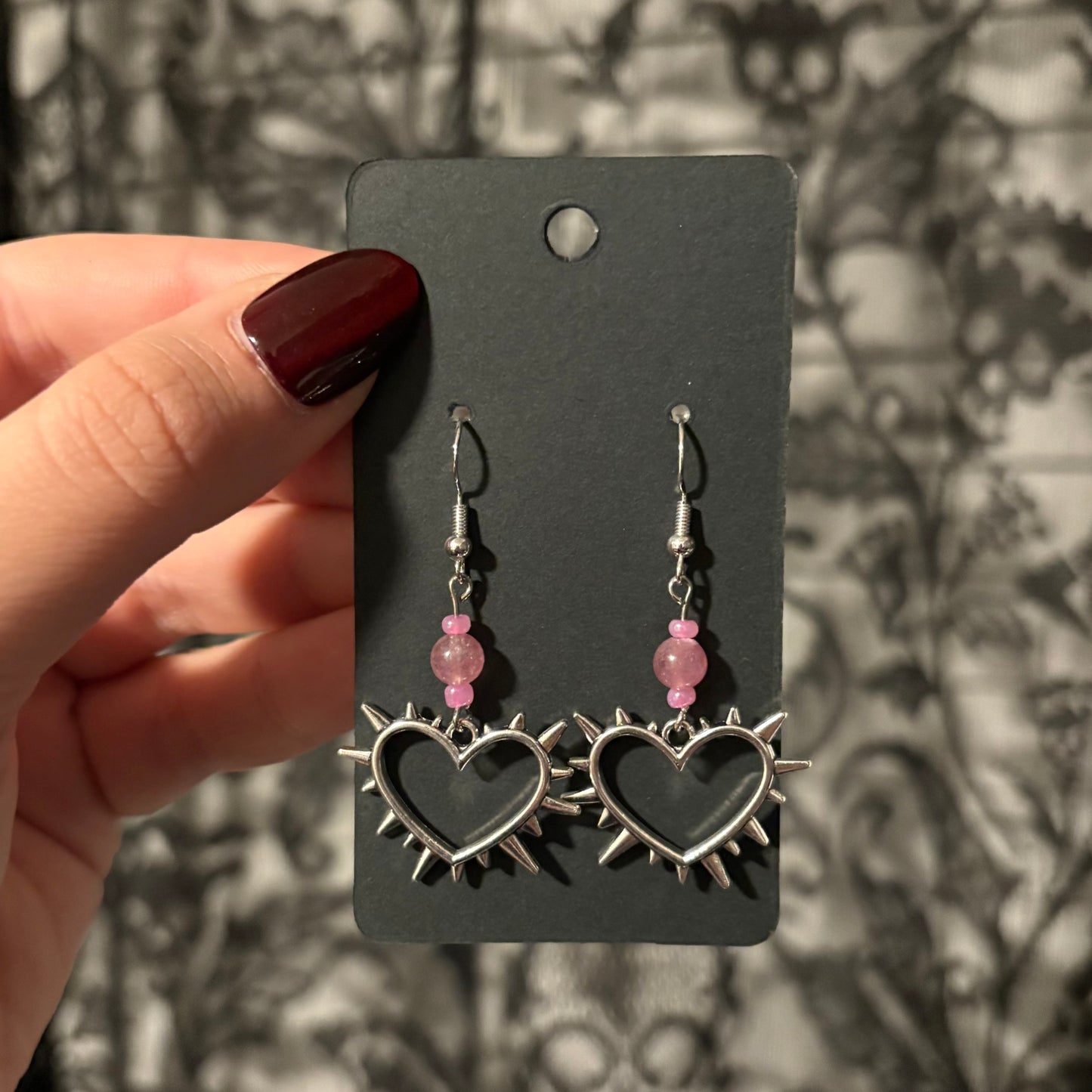 Thorned Heart Earrings