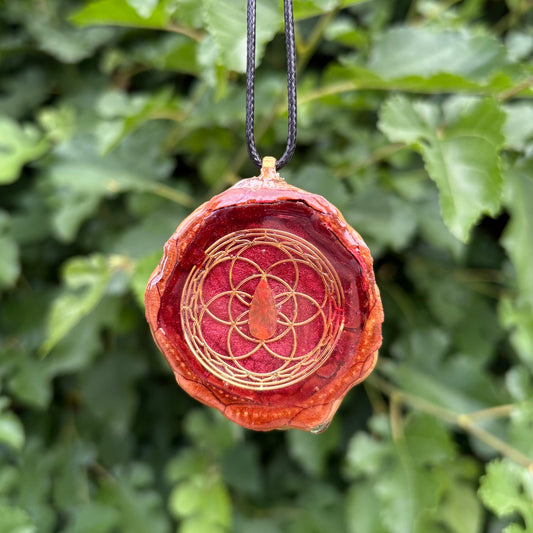 Opal Pinecone Pendant