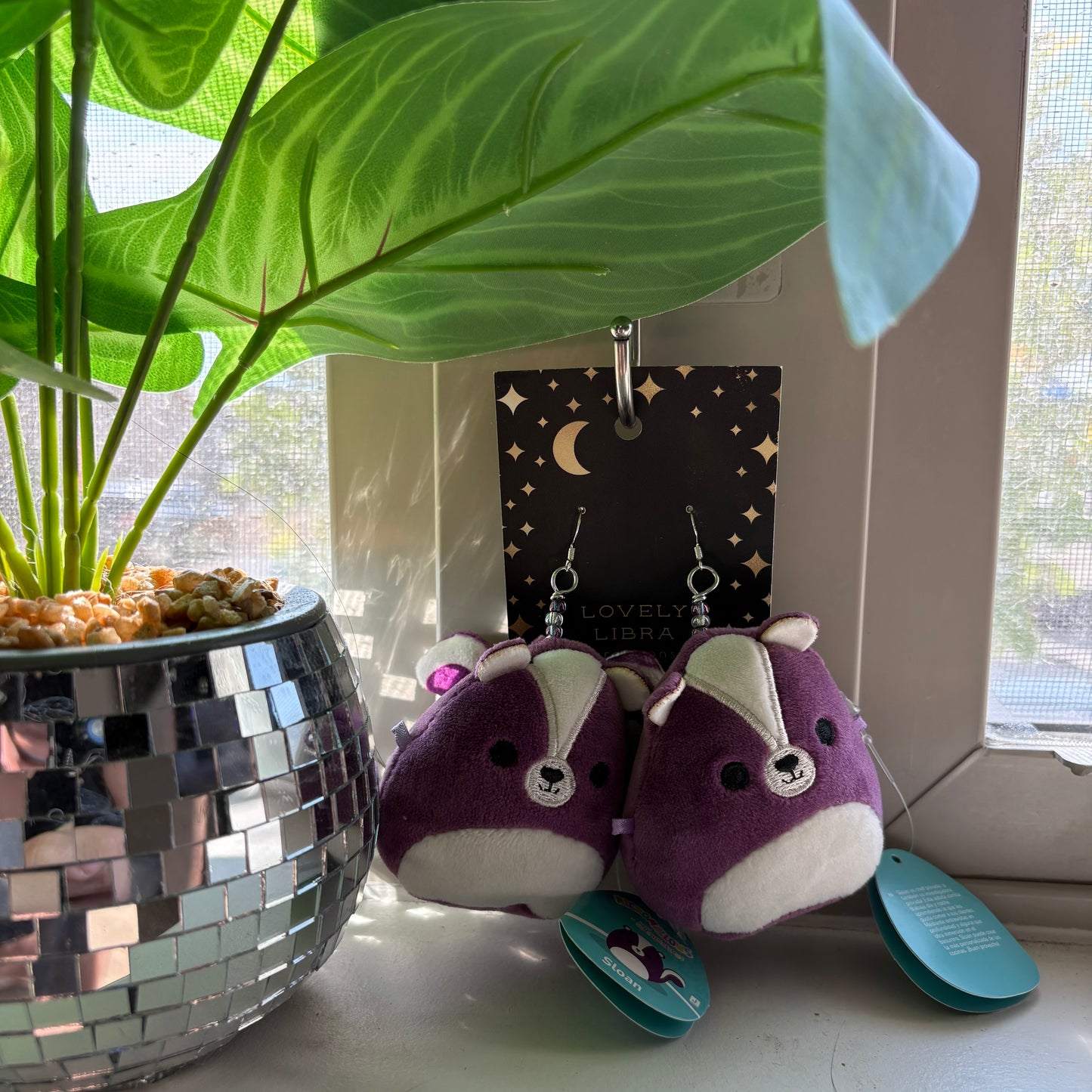 Sloan the Squirrel Squish Earrings