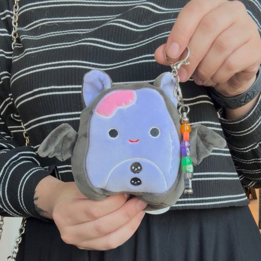 Screech the Franken Bat Squish Jumbo Keychain