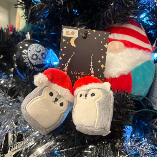 Tilman the Husky Squish Earrings