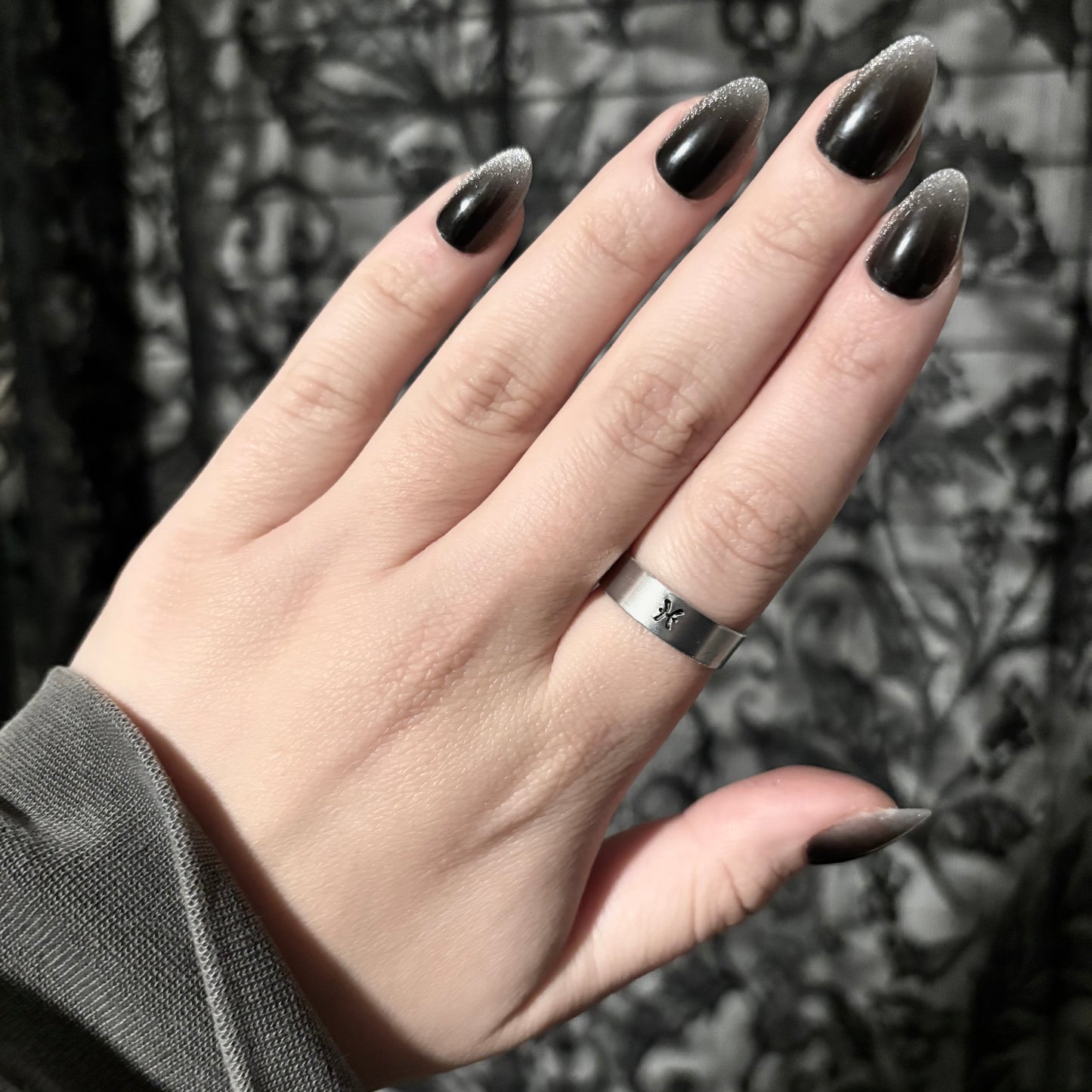 Pisces Adjustable Ring (Aluminum)