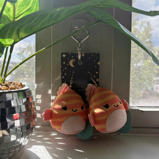 Lucienne the Lionfish Squish Earrings