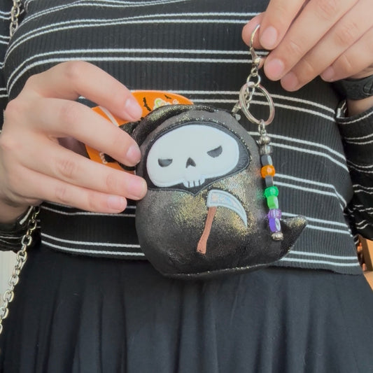 Otto the Grim Reaper Squish Jumbo Keychain