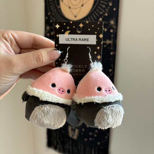 SELECT SERIES Agnes Rose the Ostrich Squish Earrings