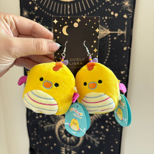 Leif the Sea Dragon Squish Earrings
