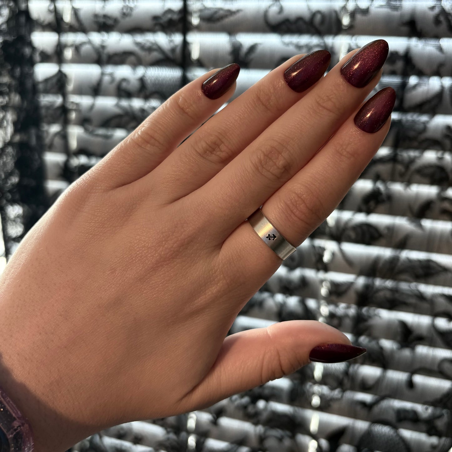 Sagittarius Adjustable Ring (Aluminum)