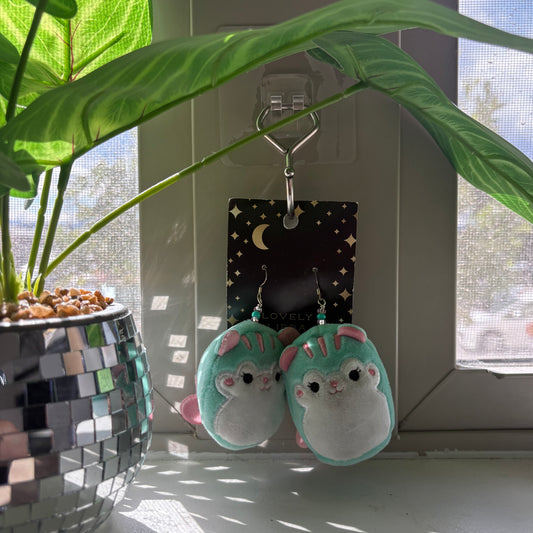Serene the Squirrel Squish Earrings